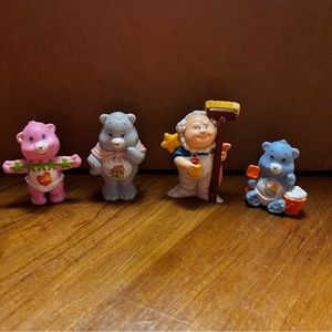 Lot of 4 Care Bears Collectible Vintage Figurines 1984